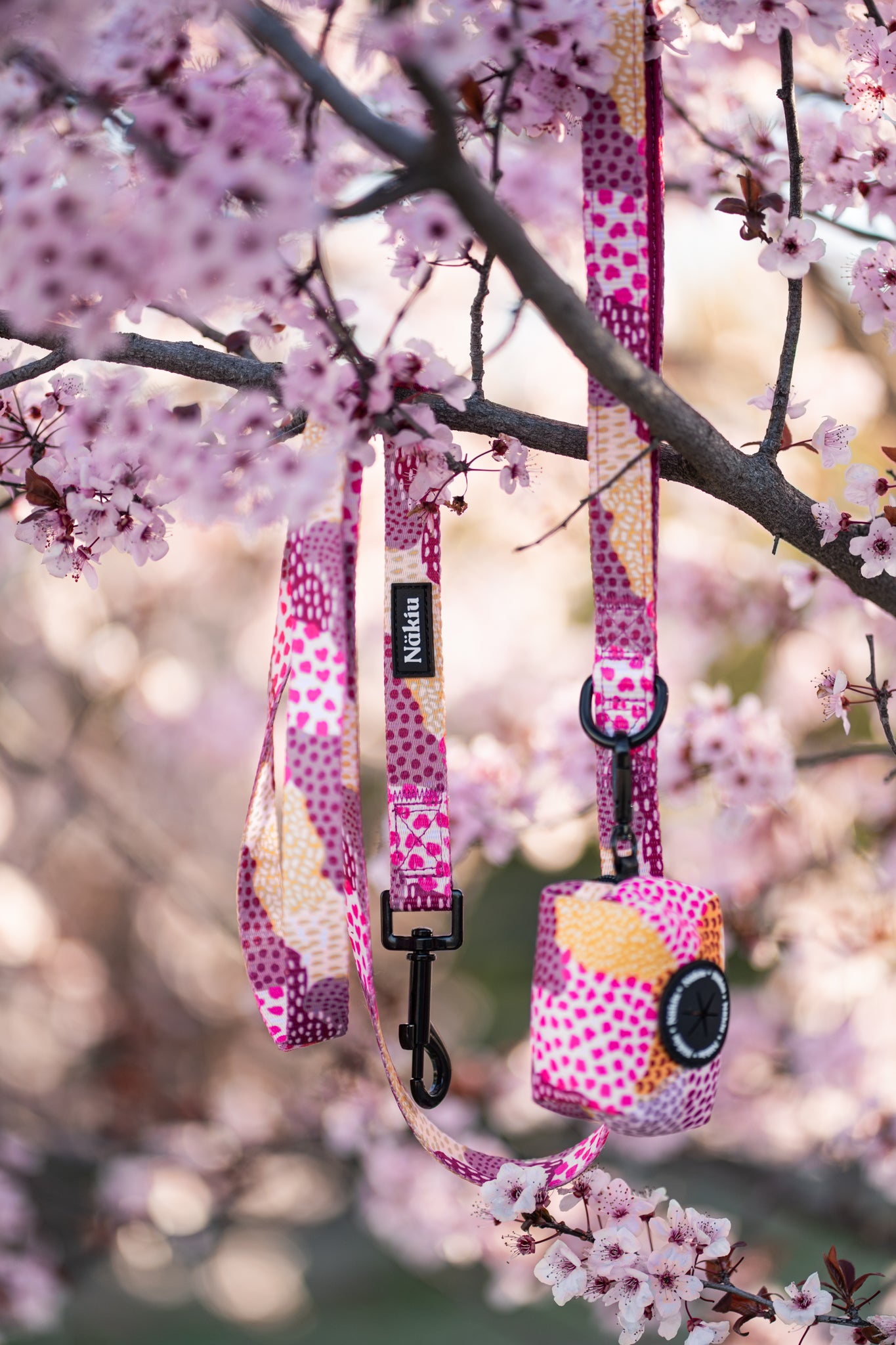 Correa estampada MESSY PINK