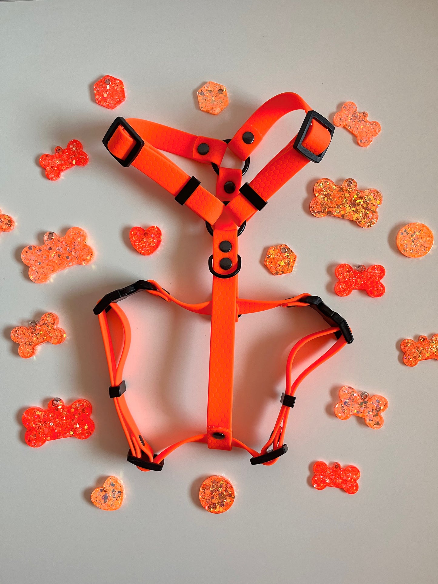 Arnés de Cinta Hexa NARANJA NEÓN