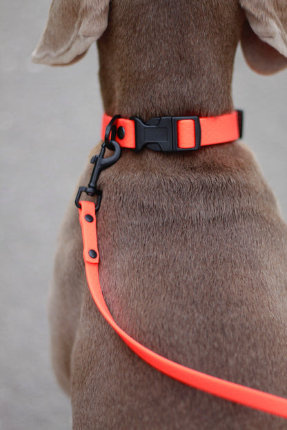 Collar Cinta Hexa NARANJA NEÓN